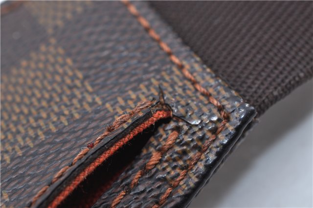 Authentic Louis Vuitton Damier Geronimos Waist Body Bag N51994 LV Junk 3657F