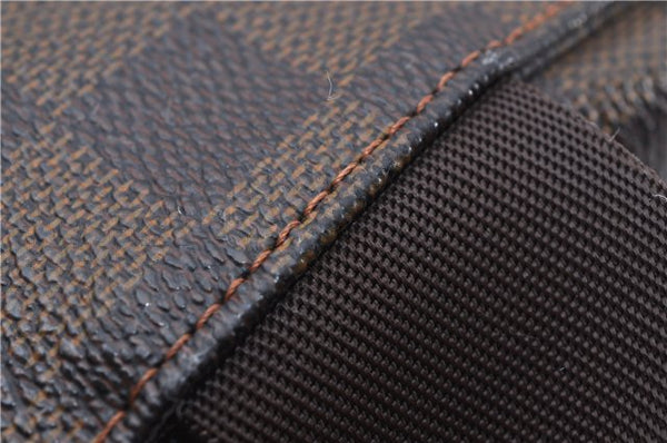 Authentic Louis Vuitton Damier Geronimos Waist Body Bag N51994 LV Junk 3657F