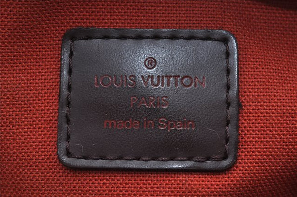 Authentic Louis Vuitton Damier Geronimos Waist Body Bag N51994 LV Junk 3657F