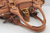 Authentic Chloe Paddington Leather Shoulder Hand Bag Brown 3658I