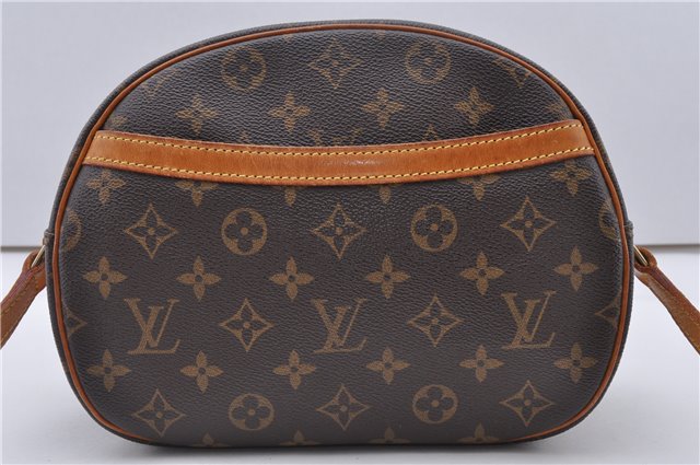 Authentic Louis Vuitton Monogram Blois Shoulder Cross Body Bag M51221 LV 3659F