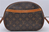 Authentic Louis Vuitton Monogram Blois Shoulder Cross Body Bag M51221 LV 3659F