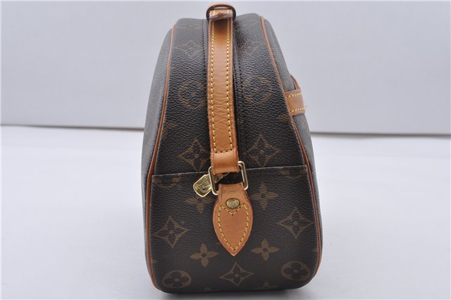Authentic Louis Vuitton Monogram Blois Shoulder Cross Body Bag M51221 LV 3659F