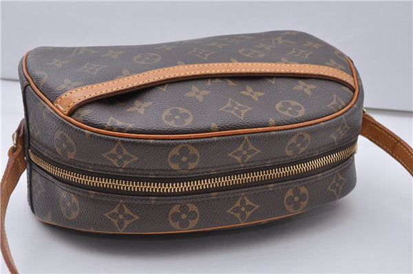 Authentic Louis Vuitton Monogram Blois Shoulder Cross Body Bag M51221 LV 3659F