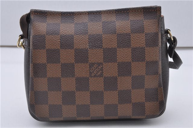 Authentic Louis Vuitton Damier Trousse Makeup Hand Bag Pouch N51982 LV 3661F
