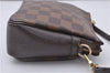 Authentic Louis Vuitton Damier Trousse Makeup Hand Bag Pouch N51982 LV 3661F
