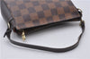 Authentic Louis Vuitton Damier Trousse Makeup Hand Bag Pouch N51982 LV 3661F