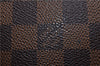 Authentic Louis Vuitton Damier Trousse Makeup Hand Bag Pouch N51982 LV 3661F