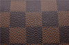 Authentic Louis Vuitton Damier Trousse Makeup Hand Bag Pouch N51982 LV 3661F