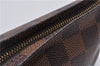 Authentic Louis Vuitton Damier Trousse Makeup Hand Bag Pouch N51982 LV 3661F