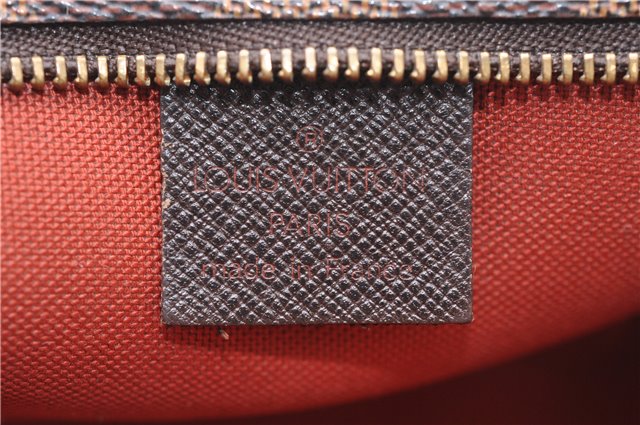 Authentic Louis Vuitton Damier Trousse Makeup Hand Bag Pouch N51982 LV 3661F