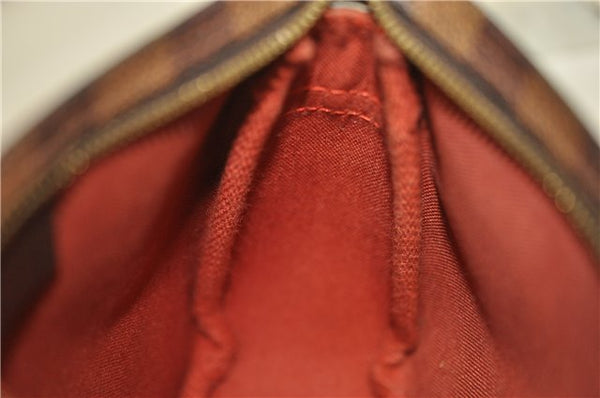 Authentic Louis Vuitton Damier Trousse Makeup Hand Bag Pouch N51982 LV 3661F