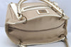 Authentic BURBERRY BLUE LABEL Shoulder Tote Bag Canvas Leather Beige 3661I