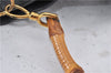 Authentic GUCCI Bamboo 2Way Shoulder Bag Purse Leather 0011577 Black Junk 3662C