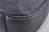 Authentic GUCCI Bamboo 2Way Shoulder Bag Purse Leather 0011577 Black Junk 3662C