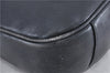 Authentic GUCCI Bamboo 2Way Shoulder Bag Purse Leather 0011577 Black Junk 3662C