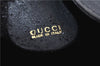 Authentic GUCCI Bamboo 2Way Shoulder Bag Purse Leather 0011577 Black Junk 3662C