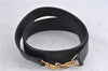 Authentic GUCCI Bamboo 2Way Shoulder Bag Purse Leather 0011577 Black Junk 3662C