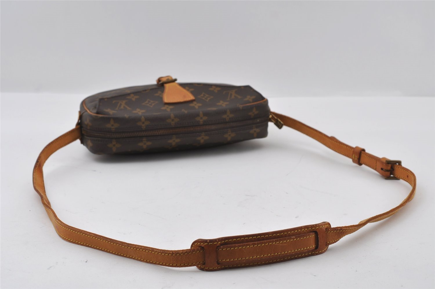 Authentic Louis Vuitton Monogram Jeune Fille MM M51226 Shoulder Cross Bag 3663I