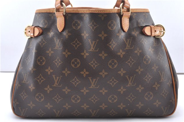 Authentic Louis Vuitton Monogram Batignolles Horizontal Tote Bag M51154 LV 3665F