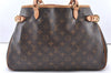 Authentic Louis Vuitton Monogram Batignolles Horizontal Tote Bag M51154 LV 3665F