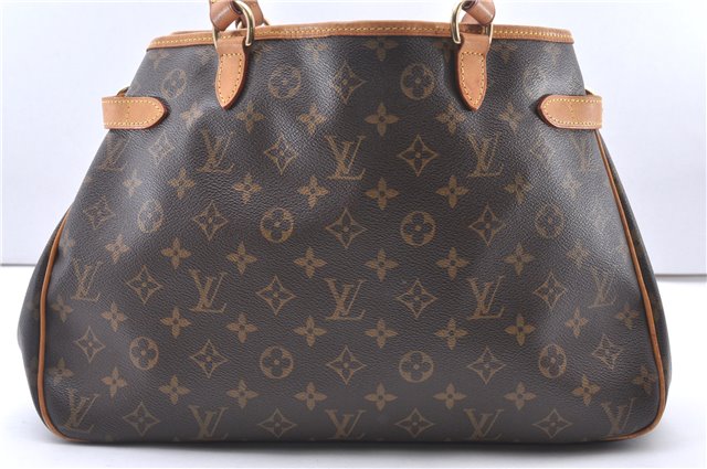 Authentic Louis Vuitton Monogram Batignolles Horizontal Tote Bag M51154 LV 3665F