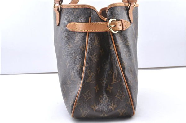 Authentic Louis Vuitton Monogram Batignolles Horizontal Tote Bag M51154 LV 3665F