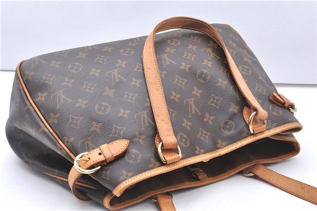 Authentic Louis Vuitton Monogram Batignolles Horizontal Tote Bag M51154 LV 3665F
