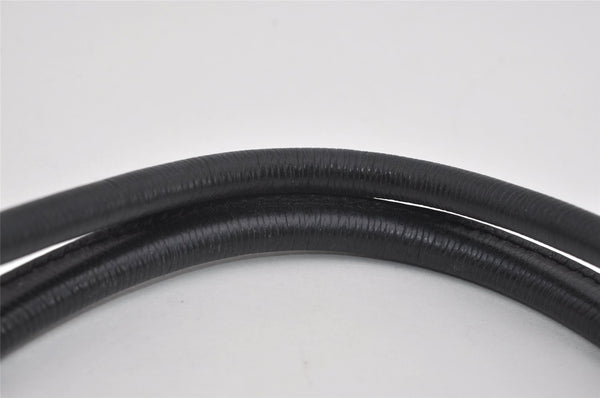 Authentic GUCCI Vintage Shoulder Tote Bag Canvas Leather 0021109 Black 3665I