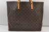 Authentic Louis Vuitton Monogram Cabas Alto Tote Bag M51152 LV 3668E
