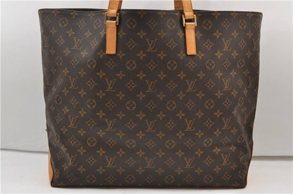 Authentic Louis Vuitton Monogram Cabas Alto Tote Bag M51152 LV 3668E