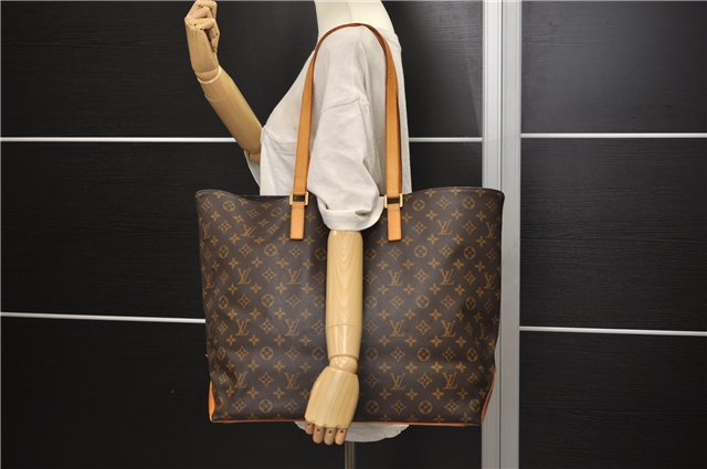 Authentic Louis Vuitton Monogram Cabas Alto Tote Bag M51152 LV 3668E