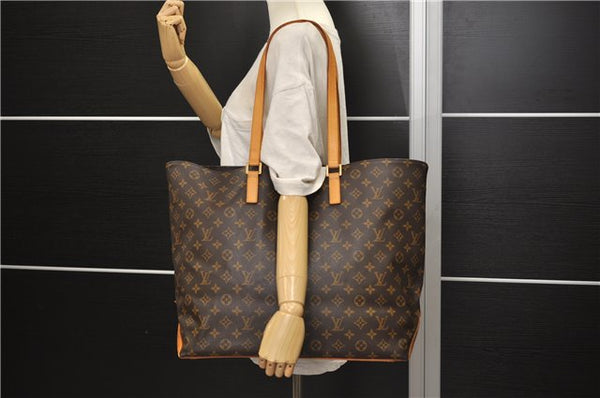Authentic Louis Vuitton Monogram Cabas Alto Tote Bag M51152 LV 3668E