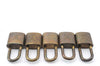 Authentic LOUIS VUITTON Padlock Gold 10Set LV 3669C