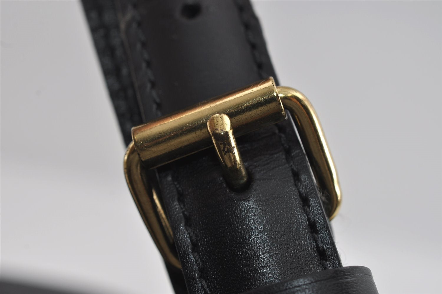 Authentic Louis Vuitton Epi Randonnee PM Shoulder Bag Black M52352 LV 3669I