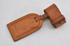 Authentic Louis Vuitton Name tag Handle Holder Beige 10Set LV 3673I