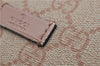 Authentic GUCCI 2Way Shoulder Hand Bag GG PVC Leather 353440 Beige Pink 3676F