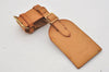 Authentic Louis Vuitton Name tag Handle Holder Beige 10Set LV 3676I