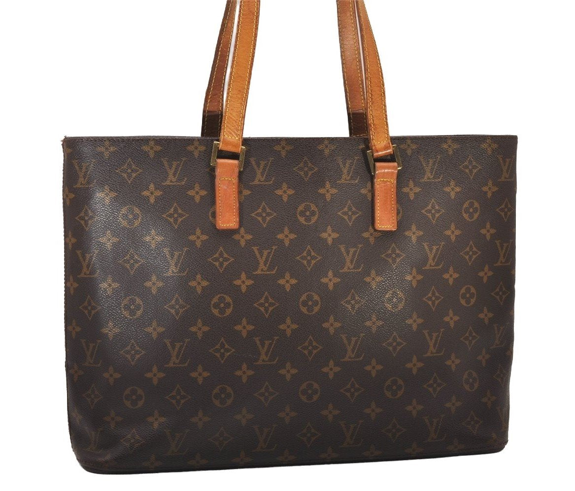 Authentic Louis Vuitton Monogram Luco Shoulder Tote Bag M51155 LV 3679I