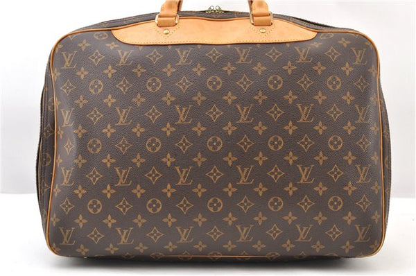 Authentic Louis Vuitton Monogram Alize 24 Heures Boston Hand Bag M41399 LV 3680F
