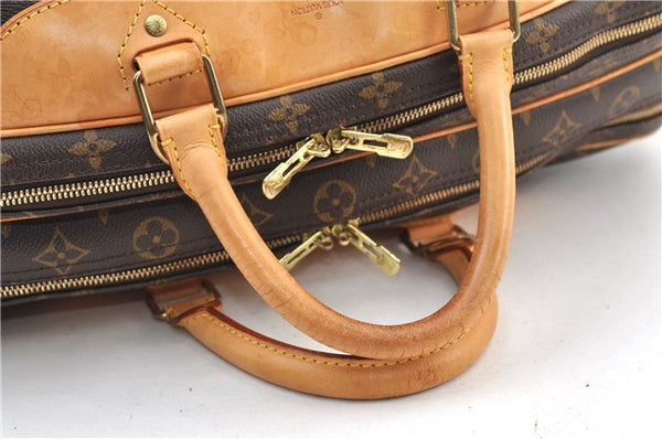 Authentic Louis Vuitton Monogram Alize 24 Heures Boston Hand Bag M41399 LV 3680F