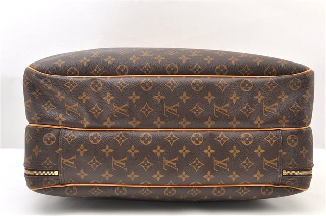Authentic Louis Vuitton Monogram Alize 24 Heures Boston Hand Bag M41399 LV 3680F