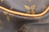 Authentic Louis Vuitton Monogram Alize 24 Heures Boston Hand Bag M41399 LV 3680F