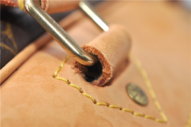 Authentic Louis Vuitton Monogram Alize 24 Heures Boston Hand Bag M41399 LV 3680F