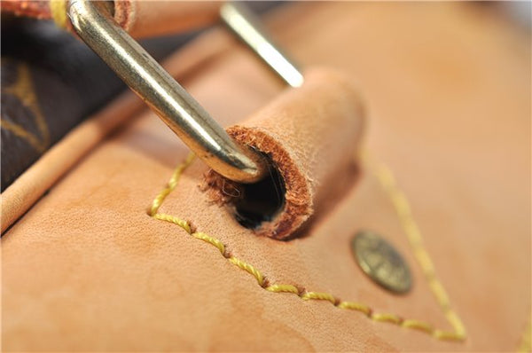 Authentic Louis Vuitton Monogram Alize 24 Heures Boston Hand Bag M41399 LV 3680F