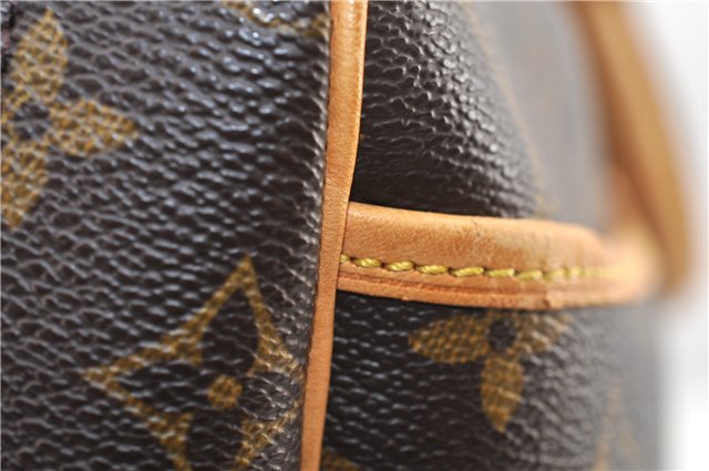 Authentic Louis Vuitton Monogram Alize 24 Heures Boston Hand Bag M41399 LV 3680F