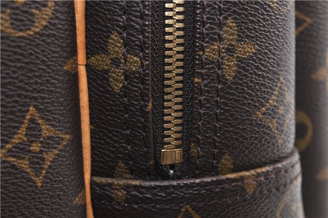 Authentic Louis Vuitton Monogram Alize 24 Heures Boston Hand Bag M41399 LV 3680F