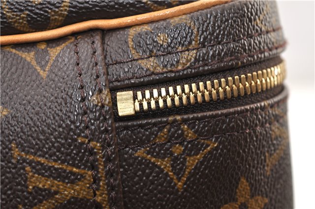 Authentic Louis Vuitton Monogram Alize 24 Heures Boston Hand Bag M41399 LV 3680F