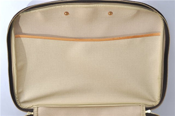 Authentic Louis Vuitton Monogram Alize 24 Heures Boston Hand Bag M41399 LV 3680F