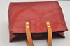 Authentic Louis Vuitton Vernis Reade PM Hand Bag Red M91088 LV 3681I